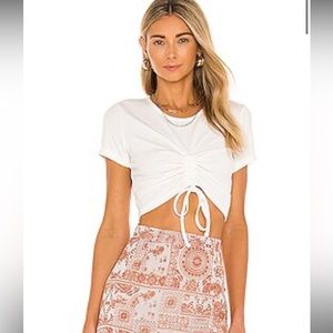 MINKPINK Emery Tee in White